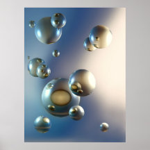 Metallische Glanzbereiche Plakat