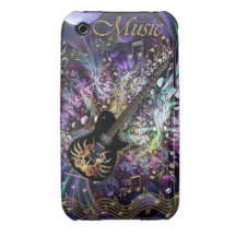 Metallischer Musik-Chaos-Fall für iPhone 3 iPhone 3 Cover