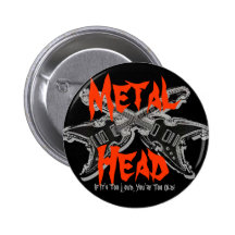Metallkopf Button