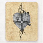 MetallSchmutz-Herz-gotische Kunst Mousepad