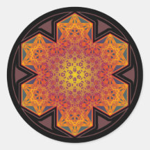 metatron Würfelstern-Mandalaaufkleber