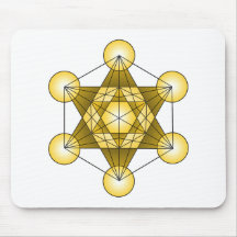 Metatrons Würfel Mauspad