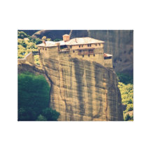 Meteora Felsen-Leinwanddruck