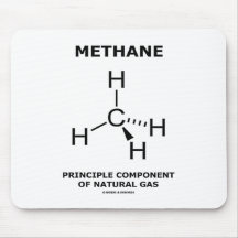 Methan-Prinzip-Komponente des Erdgases Mousepad