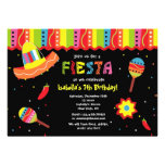 Mexikanische Fiesta-Geburtstags-Party Einladungen