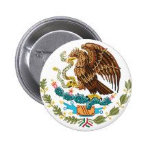 MEXIKANISCHE FLAGGE - MEXIKO-ART - WAPPEN BUTTONS