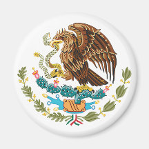MEXIKANISCHE FLAGGE - MEXIKO-ART - WAPPEN KÜHLSCHRANKMAGNETE