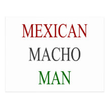 Mexikanischer Machomann Postkarten