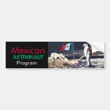 MEXIKANISCHES ASTRONAUTEN-PROGRAMM - Autoaufkleber