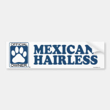 Mexikanisches unbehaartes Blau Auto Sticker