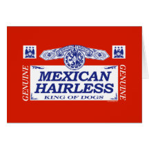 Mexikanisches unbehaartes karte