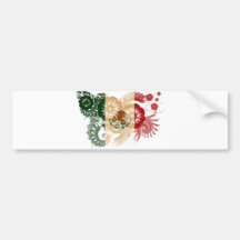 Mexiko-Flagge Autoaufkleber