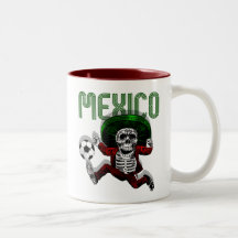 Mexiko-Fußball-EL Tri Futbol über Todesgeschenken  Tee Haferl