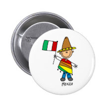 Mexiko-Knopf Buttons