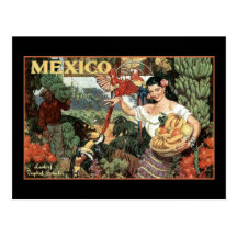 Mexiko-Land der tropischen Pracht Postkarte