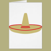 Mexiko-Party Sombrero karten