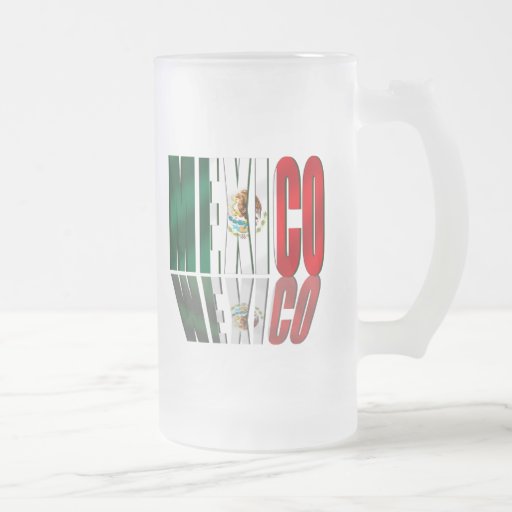 Mexiko-Reflexionslogoflagge für Mexikaner Kaffeehaferl