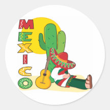 Mexiko Runder Aufkleber