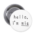 mia, Boo u. Freundknopf Anstecknadel