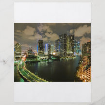 Miami at Night Flyer Design