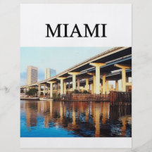MIAMI Florida Bedruckte Flyer