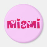 Miami in den Herzen Kühlschrankmagnet