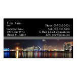 Miami-Nachtpanorama - Visitenkarte