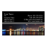 Miami-Nachtpanorama - Visitenkarte