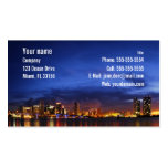 Miami-Nachtpanorama - Visitenkarte