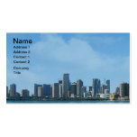 Miami-Skyline Visitenkartenvorlagen