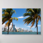 Miami-Skylinedruck Plakate