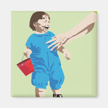 "Mich nicht fangen" kann Kühlschrankmagnet