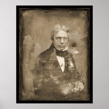 Michael FaradayDaguerreotype 1845 Plakate