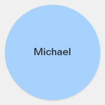 Michael scherzt Namensaufkleber-personalisiertes h