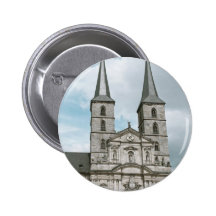 Michaelsberg Abtei in Bamberg Anstecknadelbutton