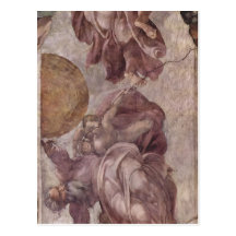 Michelangelo Buonarroti Deckenfresko zur Sch? pfun Postkarten