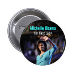 Michelle Obama für First Lady-Knopf Anstecknadel