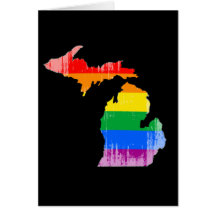 MICHIGAN PRIDE - DISTRESSED -.png Cards