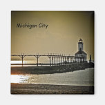 Michigan-Stadt-Indiana-Leuchtturm Magnete