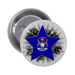 Michigan-Stern Anstecknadelbuttons