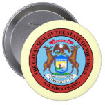 Michigan, USA Button
