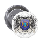 Michigan-Wappen Anstecknadelbuttons