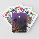 Midnight Lillies playing cards