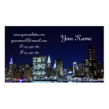 Midtown Manhattan Skyline, New York City Visitenkarten Vorlagen