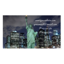 Midtown Manhattan Skyline, New York City Visitenkarten Vorlagen