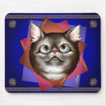 Miezekatze-Ausdrücke Mousepad