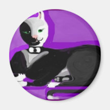 Miezekatze des Smokings-Kat-tastiK Magnete
