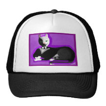 Miezekatze des Smokings-Kat-tastiK Trucker Kappe