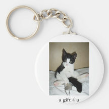 Miezekatze erhält auf frischer Tat!! gefangen! Schlüsselband