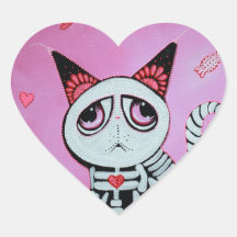 Miezekatze-Katzen-Süßigkeit Sticker